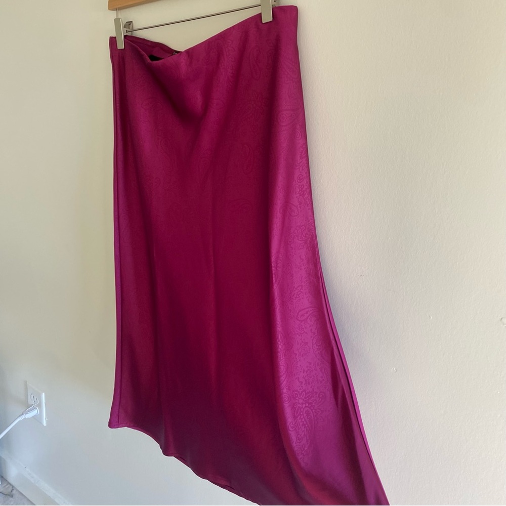 Rachel Zoe Fuchsia A-Line Skirt - Picture 5 of 6
